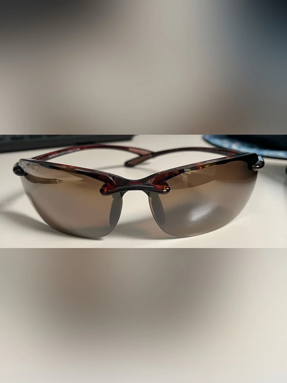Maui Jim Banyans Tortoise Brown Frame Sunglasses - Pristine Condition